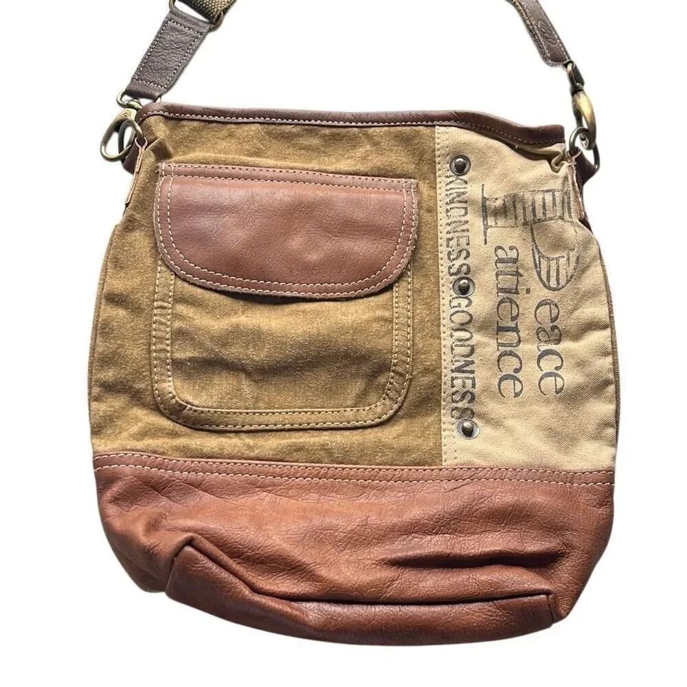 Peace, patience kindness bag, very unique